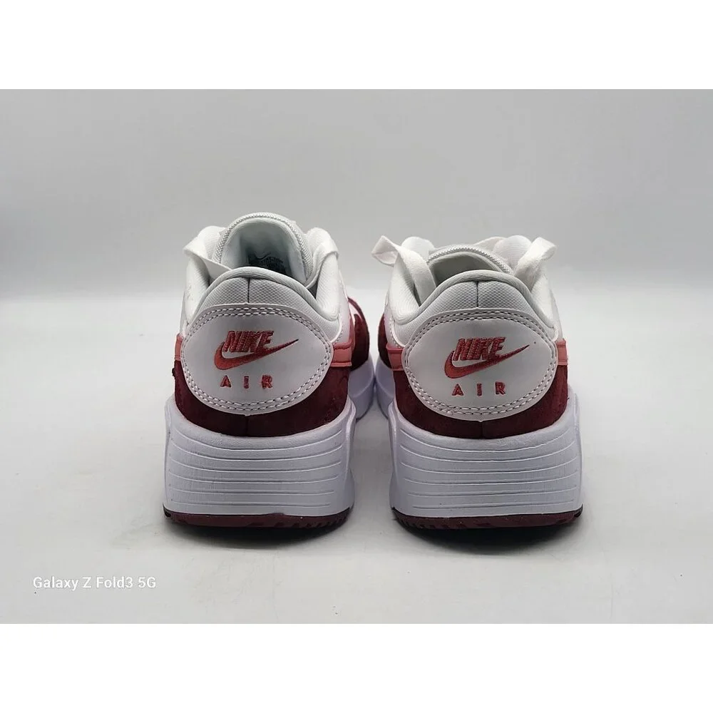 Nike Air Max SC Womens Size 6 White Black Red Athletic Shoes FJ3242 100‎